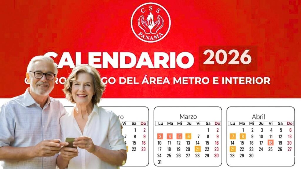 Pagos a jubilados y pensionados CSS 2026 calendario oficial actualizado